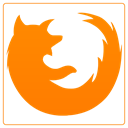 Firefox, google, safari, mozila DarkOrange icon