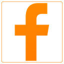 Facebook DarkOrange icon