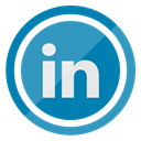 Communication, Social, Linkedin, Logo, media, network SteelBlue icon