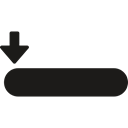 Arrows, Alignment, left arrow, Multimedia Option, down arrow, Aligned, Rectangular Black icon