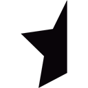 Star Shape, Star Outline, shapes, Star Silhouette Black icon