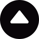 up arrow, pyramid, triangle, interface Black icon