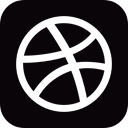 social network, Basketball, social media, interface Black icon