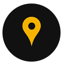 navigation, pin, Gps, location Black icon