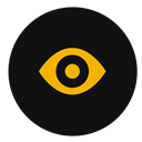 view, Eye, Find, zoom, magnifying Black icon