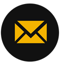 Email, envelope, Chat, mail, Letter Black icon