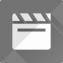 video, docs, movie, media, play, film, google DimGray icon