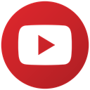 Social, youtube, play, Logo Firebrick icon