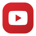 youtube, play, Social, video, Logo Firebrick icon