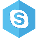 Chat, Communication, Skype, Social CornflowerBlue icon