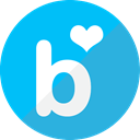 Social, Circle, blog, Blue, Bloglovin DeepSkyBlue icon