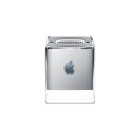 Apple, g4, cube, powermac, product Black icon