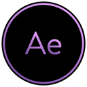 App, movie, Aftereffects, adobe, viedo, film, editing Black icon