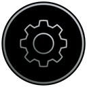 Gear, settings, preferences, Control, Options, tools, system preferences Black icon
