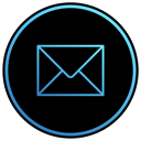 Letter, Email, mail, envelope, web, App, Mailbox Black icon