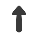 Move, upload, Arrow, increase, Up, Direction Black icon