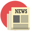 story, News, Newspaper, paper, stories Bisque icon