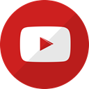 Multimedia, video, youtube, play, media Firebrick icon