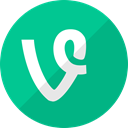 video, Multimedia, music, media, Vine, Social, player LightSeaGreen icon