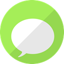 Message, Chat, messages, ios, talk GreenYellow icon