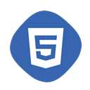 css3, script, html5, js, Logo, Coding SteelBlue icon