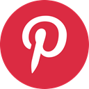 Social, media, online, pinterest Crimson icon