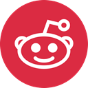 Social, Reddit, online, media Crimson icon