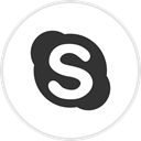 media, Skype, online, Social DarkSlateGray icon