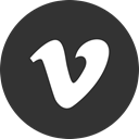 online, Vimeo, Social, media DarkSlateGray icon