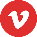 Social, online, Vimeo, media Crimson icon