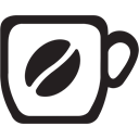 cup, Coffee, drink, tea, hot, morning Black icon