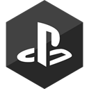 Playstation, media, Hexagon, Gloss, Social DarkSlateGray icon