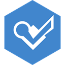 Foursquare, Social, Hexagon, media SteelBlue icon