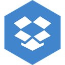 media, Hexagon, dropbox, Social SteelBlue icon