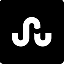 media, Stumbleupon, square, Social Black icon