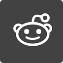 Reddit, Social, media, square DarkSlateGray icon