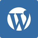 Wordpress, Social, square, media SteelBlue icon