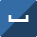 square, my, space, Social, media, Gloss SteelBlue icon