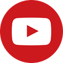 Circle, video, media, Logo, Social, youtube, Channel Firebrick icon