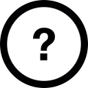 Questions, Circle, interface, question, Ask, Asking, Questioning Black icon