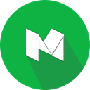 Logo, medium, social network LimeGreen icon