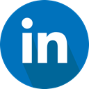 Linkedin, Logo, social network DarkCyan icon
