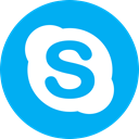 Skype DeepSkyBlue icon