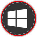 online, Social, media, windows DarkSlateGray icon