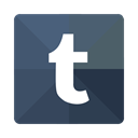 Tumblr, online, Communication, network, Social, media, Tumbler DarkSlateGray icon