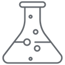 science, flask, chemical, liquid Black icon