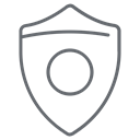secure, safety, shield, security, protect, Protection, Firewall Black icon