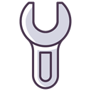 Wrench, Screwdriver, Building, tools, repair, Fix, fixing Black icon