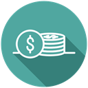Coins, Money, transaction, shopping, payment, Purchase CadetBlue icon