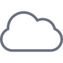 Cloud, Server, Cloudy, sky, weather Black icon